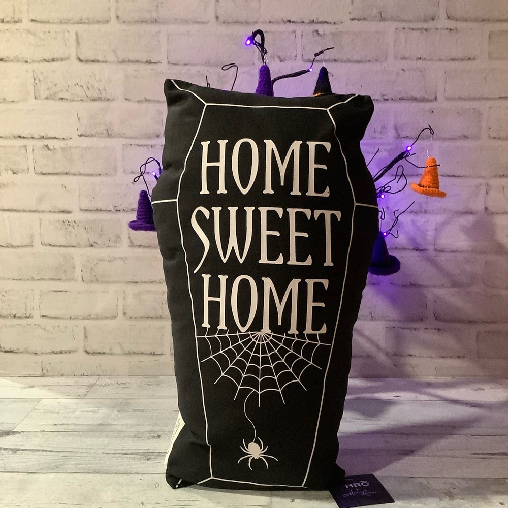 Marlo Lorenz Thro Home Sweet Home Coffin Pillow